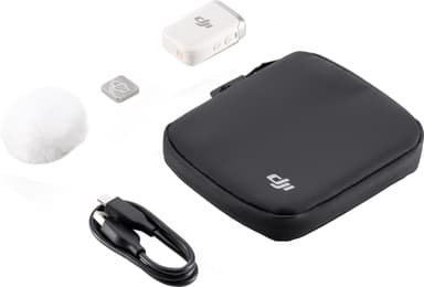 DJI Mic 2 langaton mikrofonivastaanotin (valkoinen)