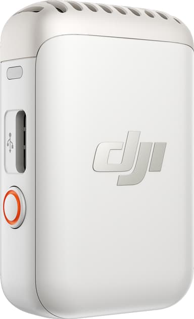 DJI Mic 2 langaton mikrofonivastaanotin (valkoinen)