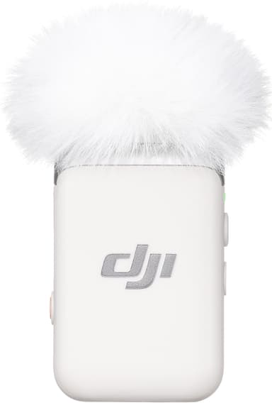 DJI Mic 2 langaton mikrofonivastaanotin (valkoinen)