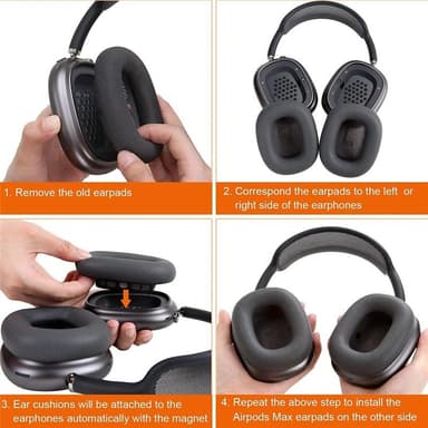 Korvatyynyt Apple AirPods Max  - Musta