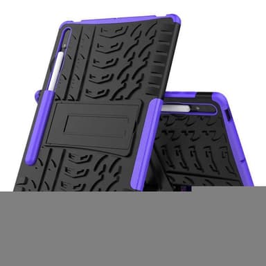 Iskunkestävä kuori jalustalla Samsung Galaxy Tab S9 Plus 12.4 - Viol