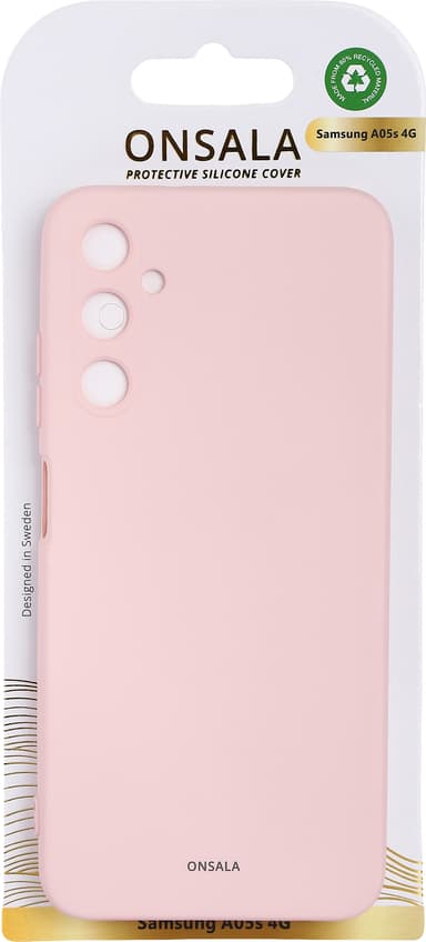Onsala Samsung Galaxy A05s silikonikuori (vaaleanpunainen)