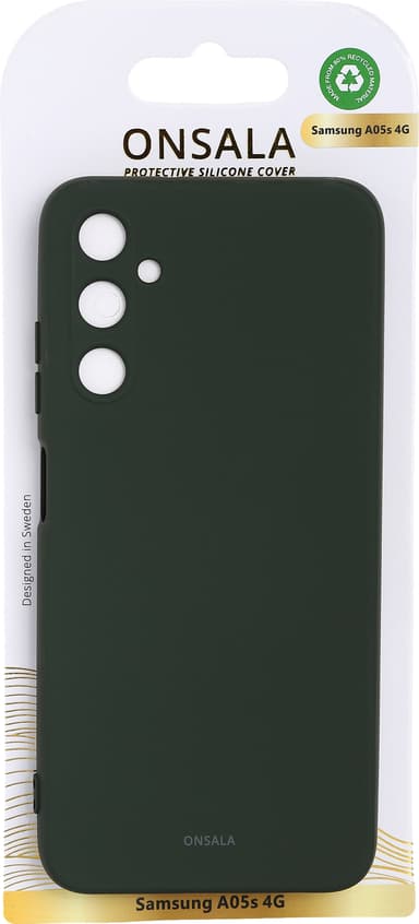 Onsala Samsung Galaxy A05s silikonikuori (vihreä)