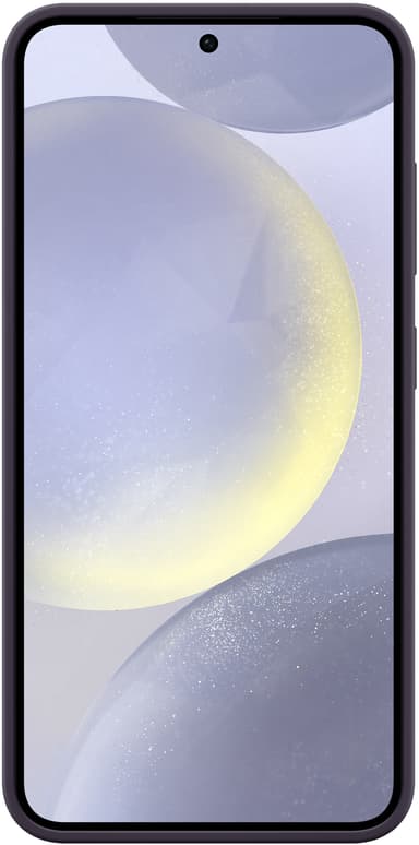 Samsung Galaxy S24 Silicone suojakuori (tummanvioletti)