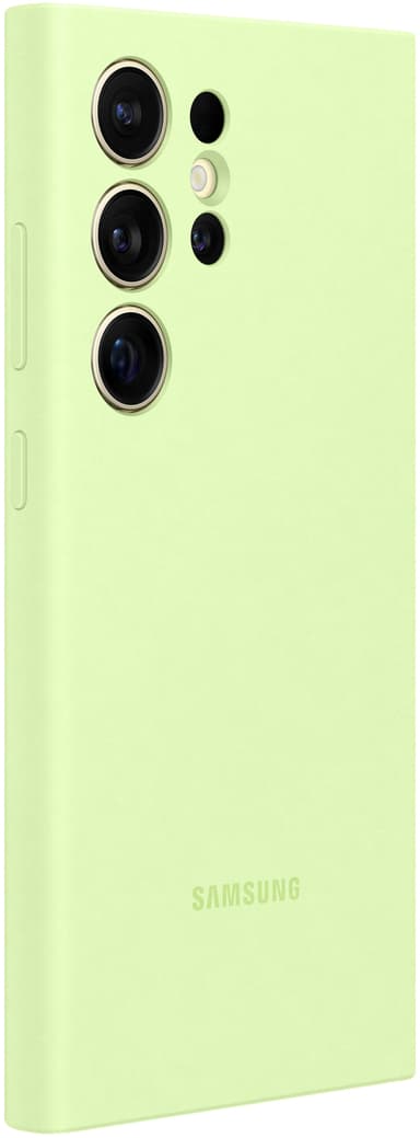 Samsung Galaxy S24 Ultra Silicone suojakuori (vihreä)