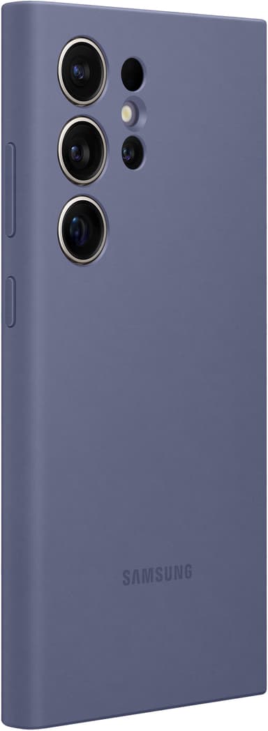 Samsung Galaxy S24 Ultra Silicone suojakuori (violetti)