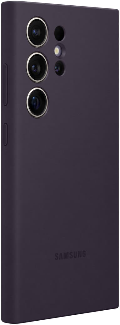 Samsung Galaxy S24 Ultra Silicone suojakuori (tummanvioletti)
