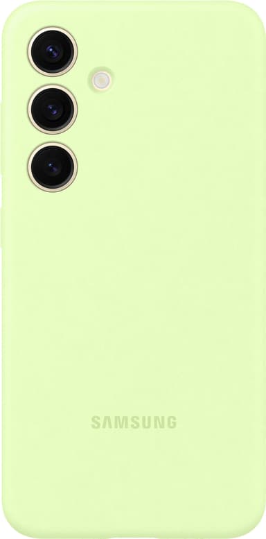 Samsung Galaxy S24 Silicone suojakuori (vihreä)