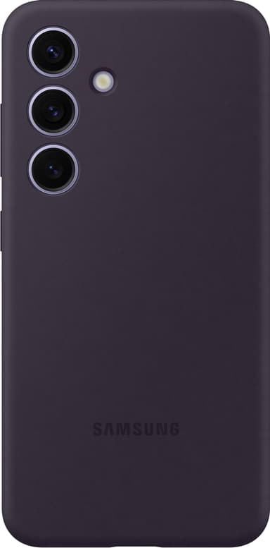 Samsung Galaxy S24 Silicone suojakuori (tummanvioletti)
