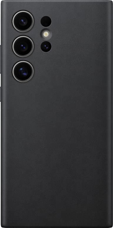 Samsung Galaxy S24 Ultra Vegan Leather suojakuori (musta)