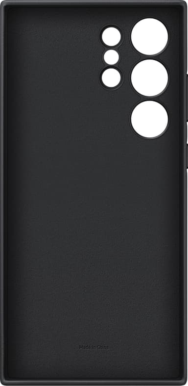 Samsung Galaxy S24 Ultra Vegan Leather suojakuori (musta)