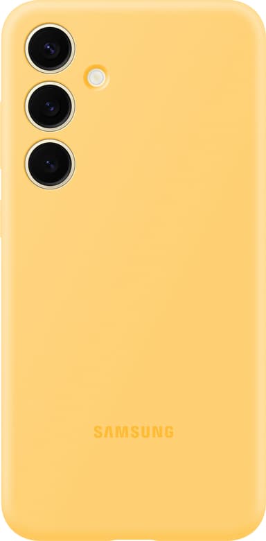 Samsung Galaxy S24 Plu s Silicone suojakuori (keltainen)