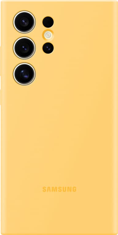 Samsung Galaxy S24 Ultra Silicone suojakuori (keltainen)