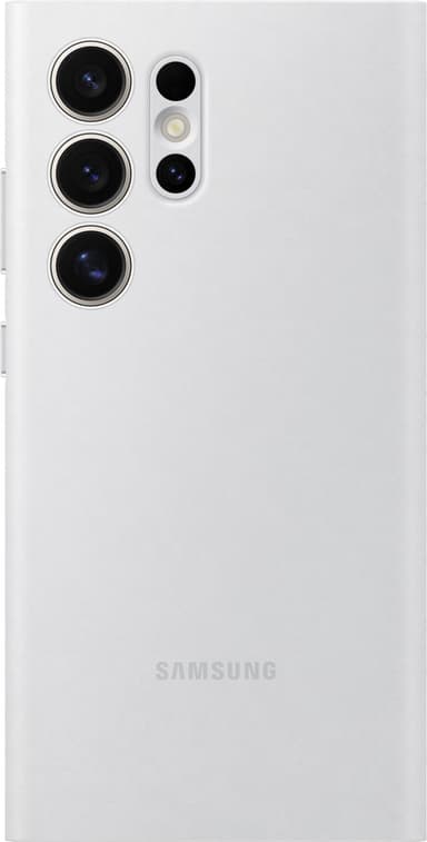 Samsung Galaxy S24 Ultra Smart View lompakkokotelo (valkoinen)