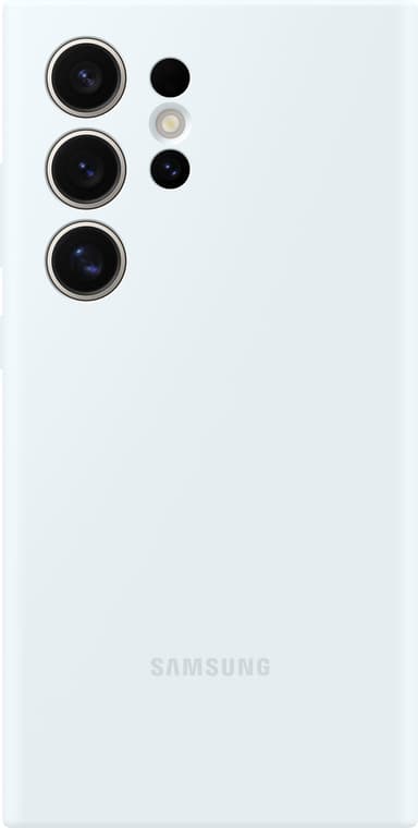 Samsung Galaxy S24 Ultra Silicone suojakuori (valkoinen)