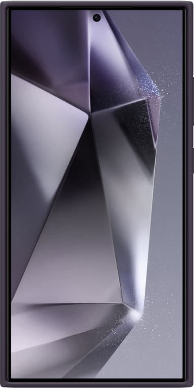 Samsung Galaxy S24 Ultra Silicone suojakuori (tummanvioletti)