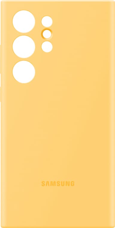 Samsung Galaxy S24 Ultra Silicone suojakuori (keltainen)