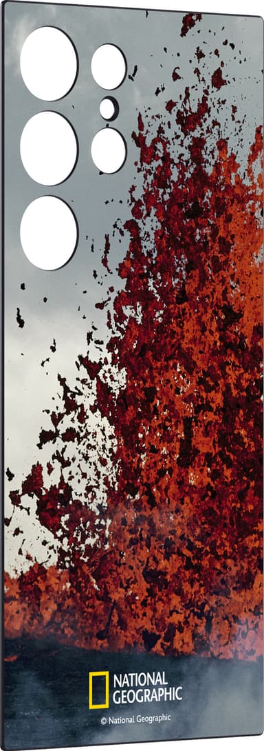 Samsung Galaxy S24 Ultra Flipsuit Card kortti (Lava)