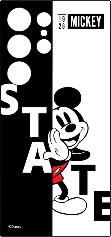 Samsung Galaxy S24 Ultra Flipsuit Card kortti (Mickey)