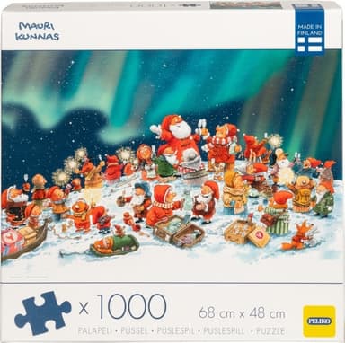 Peliko Mauri Kunnas joulu -palapeli, 1000 palaa