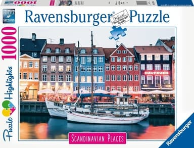 Ravensburger Copenhagen Denmark -palapeli, 1000 palaa