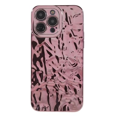 iPhone 15 Pro TPU Kuori Elektroplating Rypistynyt Epätasainen Puhelimen Suojakotelo