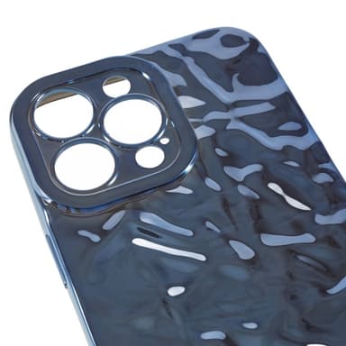 iPhone 15 Pro TPU Kuori Elektroplating Rypistynyt Epätasainen Puhelimen Suojakotelo