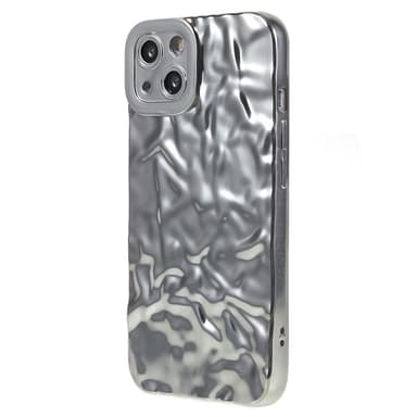 iPhone 15 Plus TPU Kuori Elektroplating Rypistynyt Epätasainen Puhelimen Suojakotelo