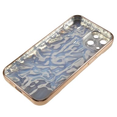 iPhone 15 TPU Kuori Elektroplating Rypistynyt Epätasainen Puhelimen Suojakotelo