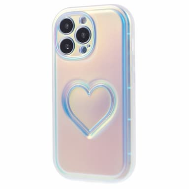 iPhone 15 Pro Max Case Shell TPU 3D -tehoste sydämen muotoon