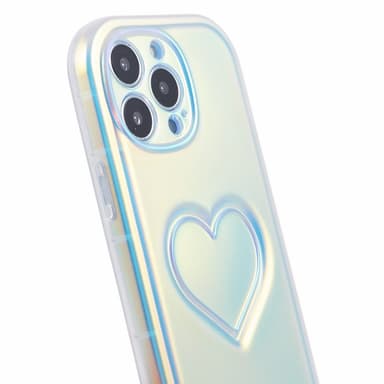 iPhone 15 Pro Max Case Shell TPU 3D -tehoste sydämen muotoon