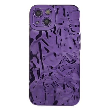 iPhone 15 Plus TPU Kuori Elektroplating Rypistynyt Epätasainen Puhelimen Suojakotelo