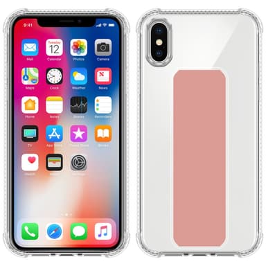 iPhone X / XS Suojakuori Kotelo (Vaaleanpunainen)