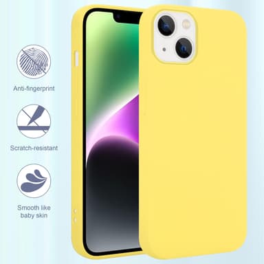 iPhone 14 Suojakuori Kotelo Case (Keltainen)