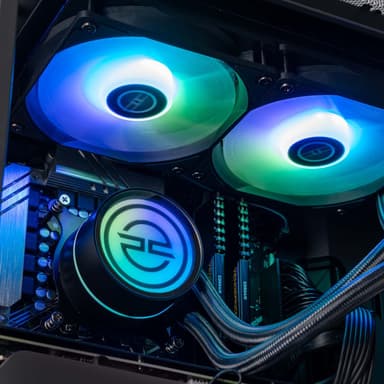 PCSpecialist North 100 i7-14F/16/1000/4070 Super pelitietokone (musta)