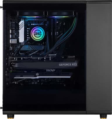 PCSpecialist North 200 i7/32/2000/4070 Ti Super (musta)