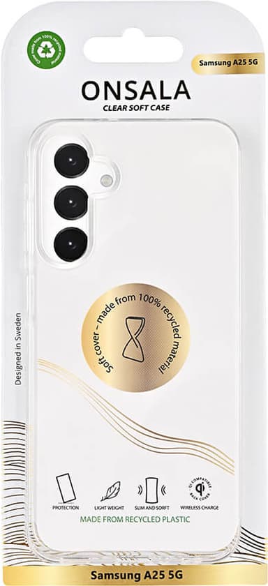 Onsala Samsung Galaxy A25 5G suojakuori (läpinäkyvä)
