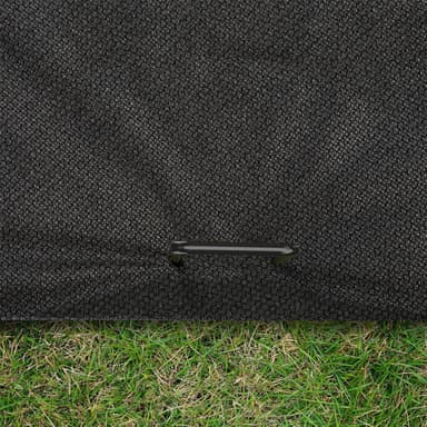 Maa-ankkuri 100x Maanaula 150 x 25 x 2,7 mm (musta)