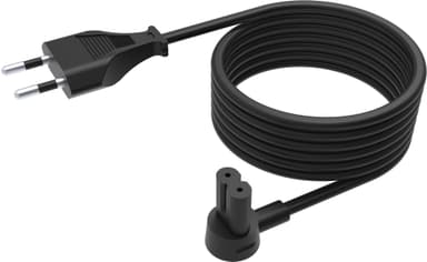 Flexson virtakaapeli 5 m (musta)
