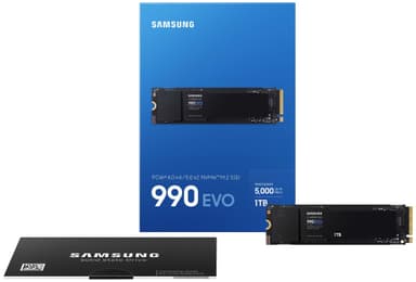 Samsung 990 EVO M.2 SSD-muisti (1 TB)