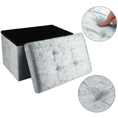 Taitettava Jakkara Penkki 49x30x30cm (sininen)
