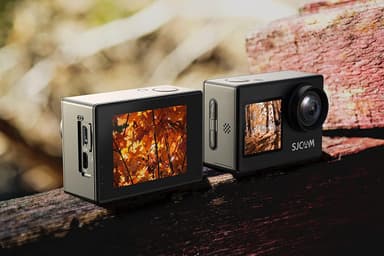 SJCAM SJ4000Dual Screen 4K 30fps Toimintakamera, Wifi, Kaksoisnäyttö, Vedenpitävä kuori. kannettava