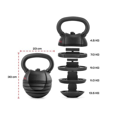 Gymstick Quick-Lock Kettlebell 13,5 kg