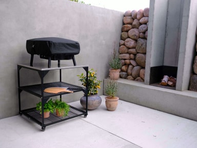 Witt suojahuppu pizzauunille 48651016 (musta)