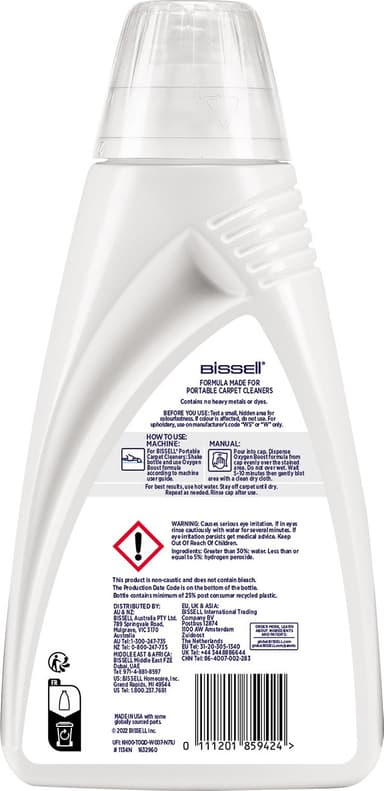 BISSELL Oxygen Boost SpotClean / SpotClean Pro 1 ltr