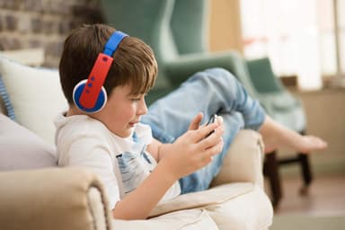 JVC KD9 langattomat on-ear kuulokkeet (sininen)