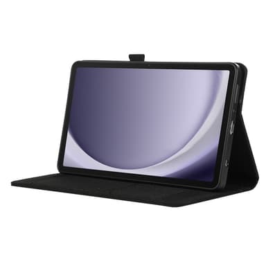 Samsung Galaxy Tab A9 -tablettikotelon kansi kangasrakenne - musta