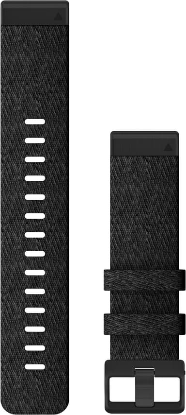 Garmin 22 mm QuickFit Nylon kelloranneke (musta)