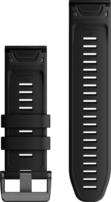 Garmin 26 mm QuickFit Silicone kelloranneke (musta)