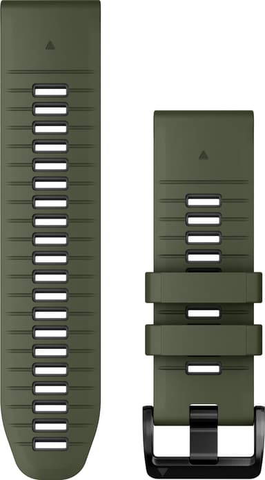 Garmin 26 mm QuickFit Silicone kelloranneke (vihreä/harmaa)
